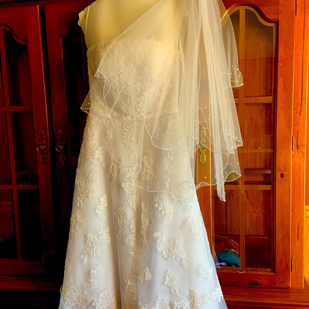 David’s Bridal wedding Dress Size 8